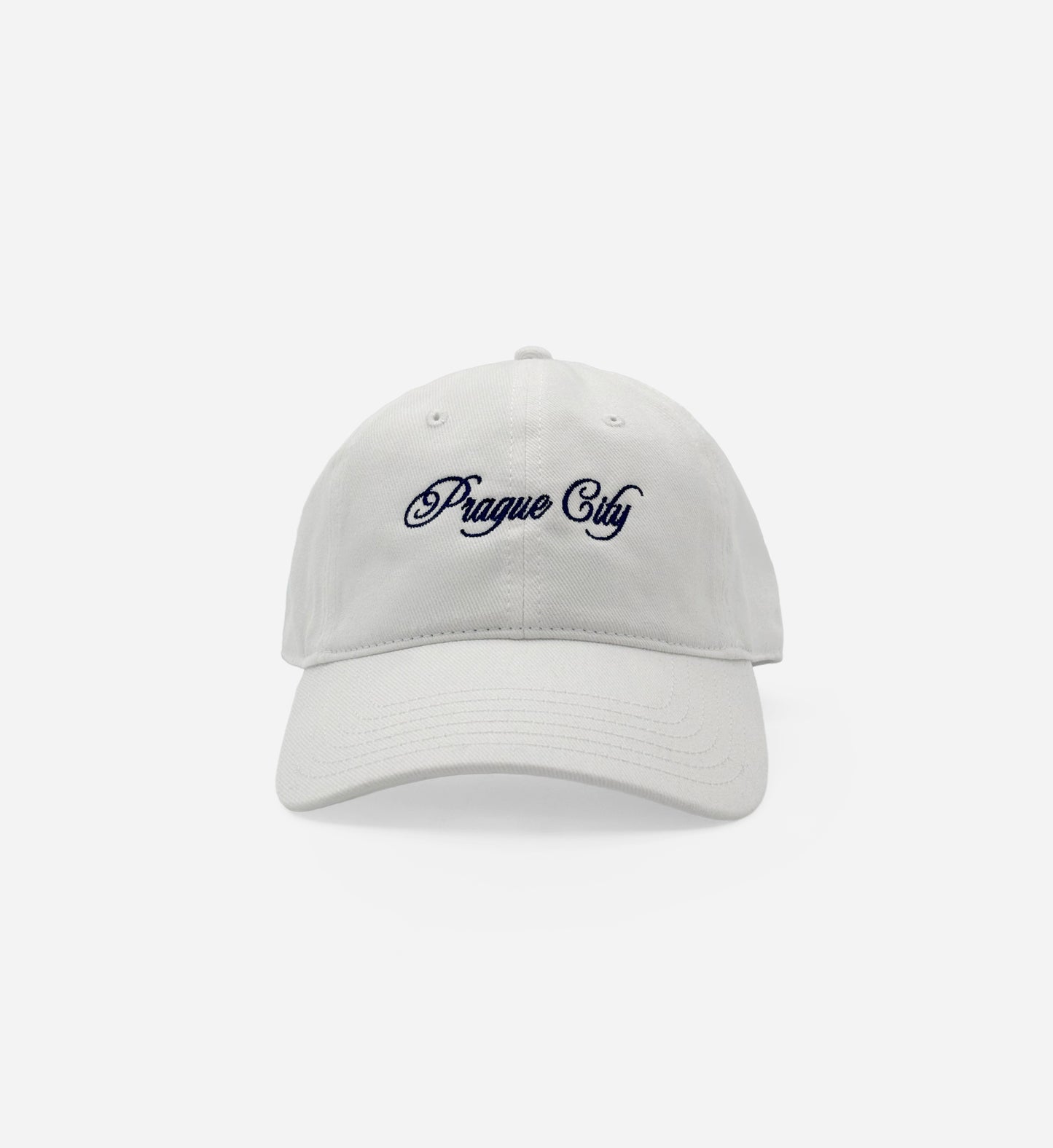 Prague Signature Cap - White / Navy