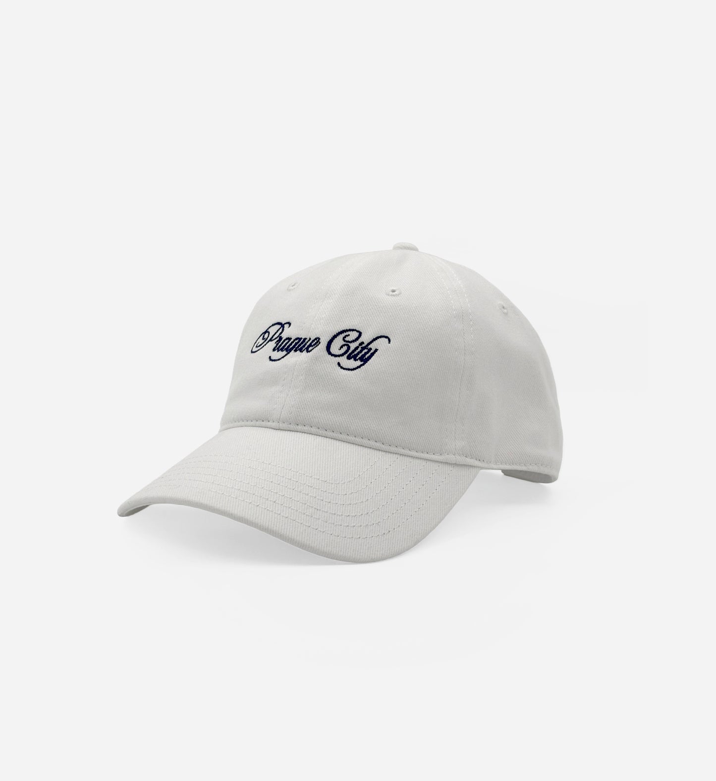 Prague Signature Cap - White / Navy